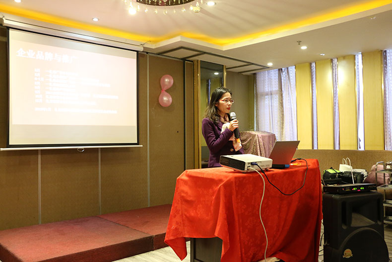 禮至集團總經(jīng)理劉總正在對2017年做總結(jié)