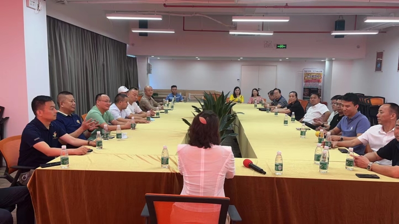 廣東省四川廣元商會領導走訪禮至集團